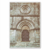 Sticker Portail gothique médiéval à Santiago de Antas (Devant)