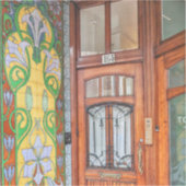 Sticker Porte Art Nouveau hollandaise (Recto)