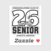 Sticker Porte-clés de la promotion 2026 (Feuille)