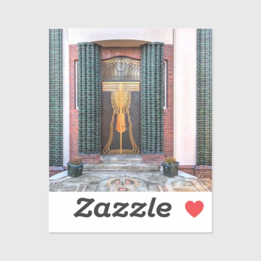 Sticker Porte Jugenstil (Feuille)