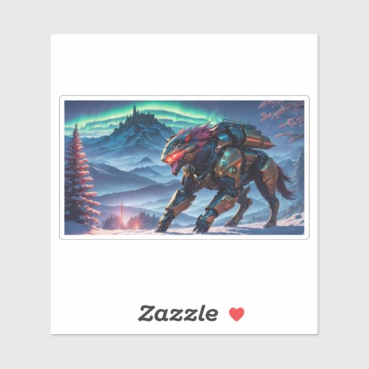 Sticker Porte Métal Bête Du Nord (Feuille)