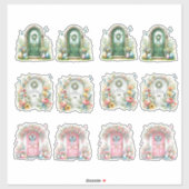 Sticker Portes de Pâques (Feuille)