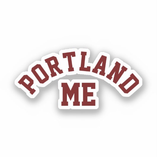 Sticker Portland, Maine (Recto)