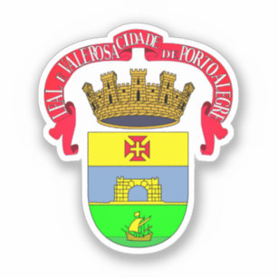 Sticker Porto Alegre (Sceau de la ville) - BRÉSIL