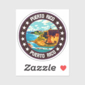 Sticker Porto Rico (Feuille)