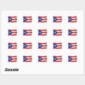 Sticker Porto Rico Flag (Feuille)