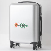 Sticker Porto Rico - Hibisco (Sur valise)