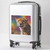 Sticker Portrait africain de Cheetah (Sur valise)
