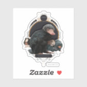 Sticker Portrait Art nouveau de NIFFLER™s (Feuille)