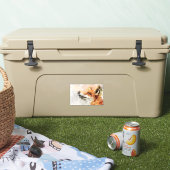 Sticker Portrait d'aquarelle Red Fox 01 (Glacière)