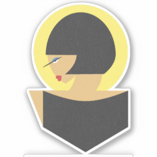 Sticker Portrait de Bauhaus
