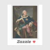 Sticker Portrait de Friedrich Christian, Prince de Saxe (Feuille)