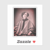 Sticker Portrait de George Sand par Nadar (Feuille)