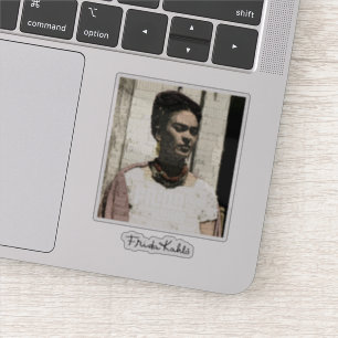 Sticker Portrait de textile de Frida Kahlo
