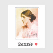 Sticker Portrait de Virginia Woolf, 1902 (Feuille)