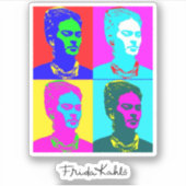 Sticker Portrait inspiré de Frida Kahlo (Devant)