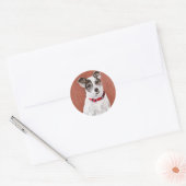 Sticker Portrait Jack Russell Terrier (Enveloppe)