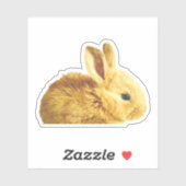 Sticker Portrait Petit Bunny (Feuille)