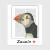 Sticker Portrait Puffin (Feuille)