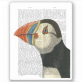 Sticker Portrait Puffin (Devant)