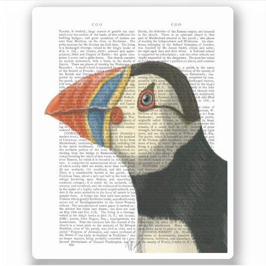 Sticker Portrait Puffin (Devant)