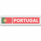 Sticker Portugal National Flag (Devant)