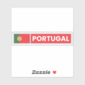 Sticker Portugal National Flag (Feuille)