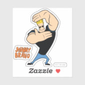 Sticker Pose de trame photo Johnny Bravo (Feuille)
