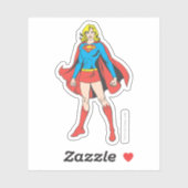 Sticker Pose Supergirl 5 (Feuille)