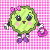 Sticker Posh Pickle | Joli Blingup (Devant)