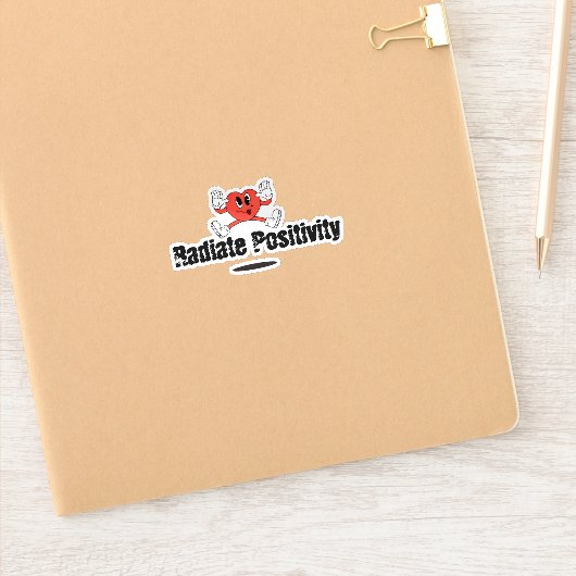 Sticker Positivité du rayonnement (Carnet)
