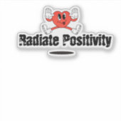 Sticker Positivité du rayonnement (Devant)
