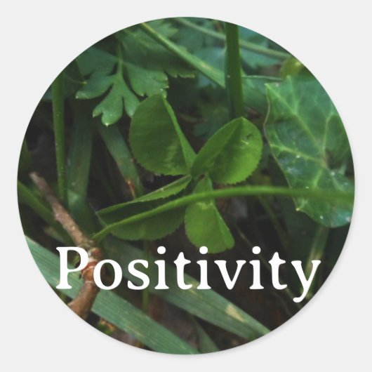 Sticker 'Positivity' (Voorkant)