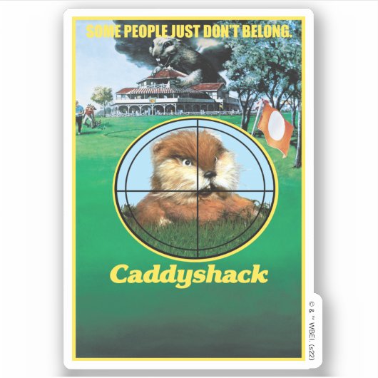 Sticker Poster de Caddyshack (Devant)