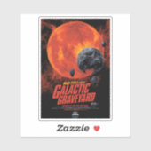 Sticker Poster de cimetière galactique, Macs 2129-1. (Feuille)