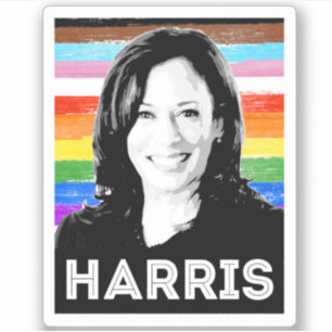 Sticker Poster de la Harris Pride