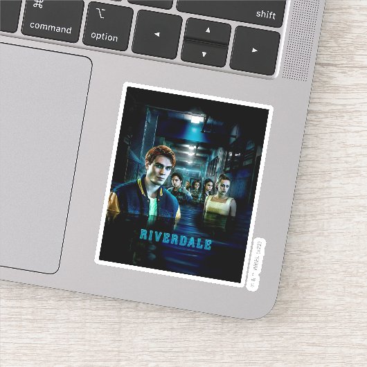 Sticker Poster de l'allée inondable de Riverdale (Détail)