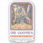 Sticker Poster de l'anniversaire du trésor des Goonies (Devant)