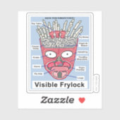 Sticker Poster de l'Aqua Ado Hunger Force Visible Frylock (Feuille)