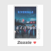 Sticker Poster de Riverdale Outside Pop's Diner (Feuille)