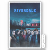Sticker Poster de Riverdale Outside Pop's Diner (Devant)