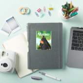 Sticker Poster de voyage Borneo Rainforest (Couverture iPad)