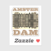 Sticker Poster du barrage Amster (Feuille)