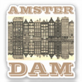 Sticker Poster du barrage Amster (Recto)