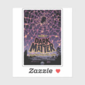 Sticker Poster en Matière Noire. (Feuille)