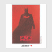 Sticker Poster graphique de l'affiche du théâtre Batman Re (Feuille)