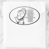 Sticker postzegelgebed (Tas)