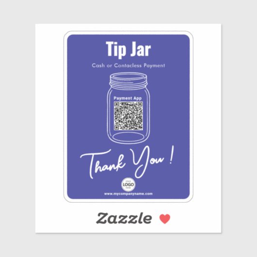 Sticker Pot-conseil, application de paiement de code QR pe (Feuille)