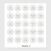 Pot cosmétique personnalisable blanc de 1,14" Crèm