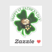 Sticker Pot of Gold St. Patrick's Day (Feuille)